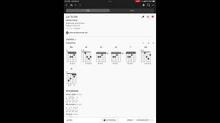 The Ultimate-Guitar app resets the transposition setting (public tab) screenshot 1