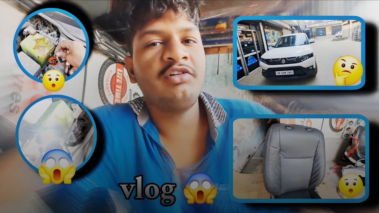 Car Seat Cover Fitting 🔥 | LED Bar-Bar Blink Kyun Kar Rahi Thi? 😱