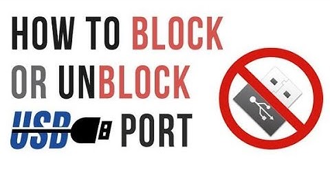 How to Enable and Disable USB ports on Windows PC via Registry?