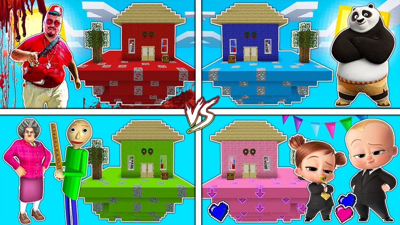 فلم ماين كرافت : كوكب شتبي دب دب يس ضد الباندا ضد الطفل الزعيم ضد المعلمين !!؟ 🔥😱