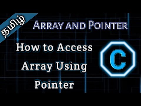 39Array and Pointer  Tamil Pro Techniques 