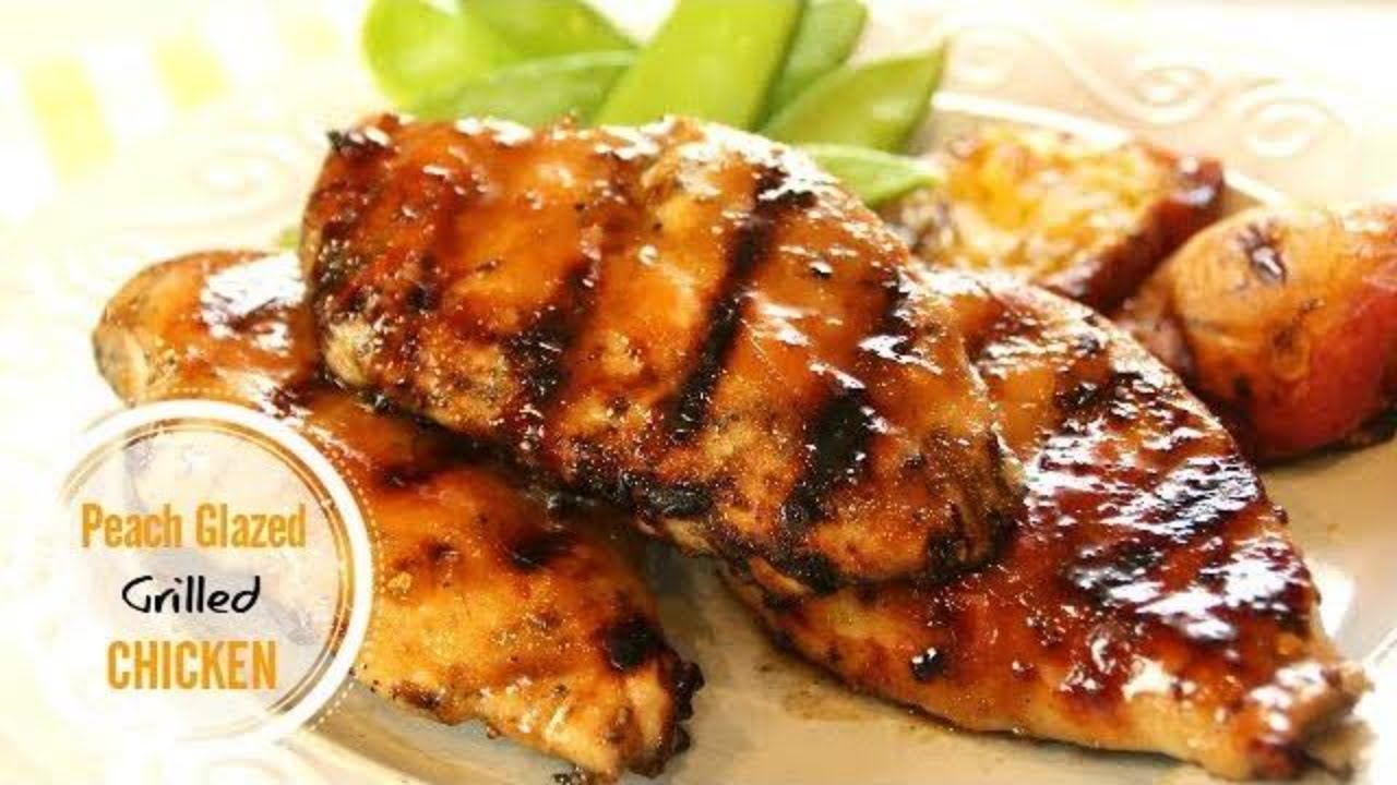 Peach Glazed Chicken  Breasts in 30 Minutes