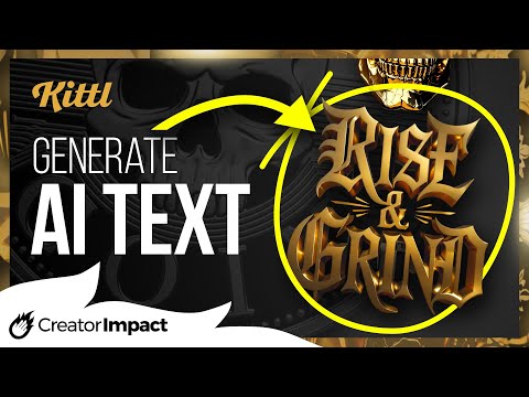 NEW Powerful AI Text Generator in Kittl Powered by Ideogram AI by Wade McMaster - Creator Impact