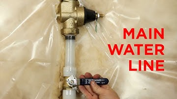 The Main Water Line to Your House and How it Works