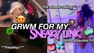 GRWM for my SNEAKY LINK | ho3 bag, hair, shower, \&more. ft. wigmy