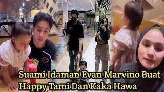Evan Marvino Dan  Tami Sunmori Bersama Kaka Hawa Langsung Pergi ke Mall Nyeneng.in Hawa