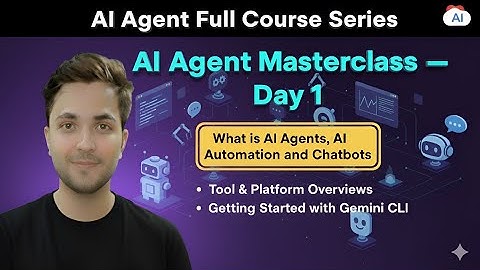 Day 1 of Learning AI Agents Master Class | Difference Between AI Agents, Automation & Chatbots
