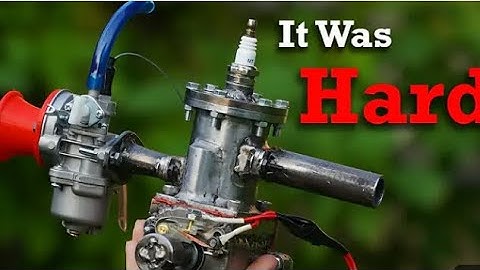 I Made a Two-Stroke Engine Using Things I Found at the Hardware Store