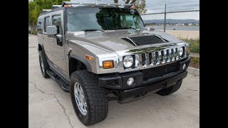 SOLD 2003 Pewter Hummer H2 with low miles