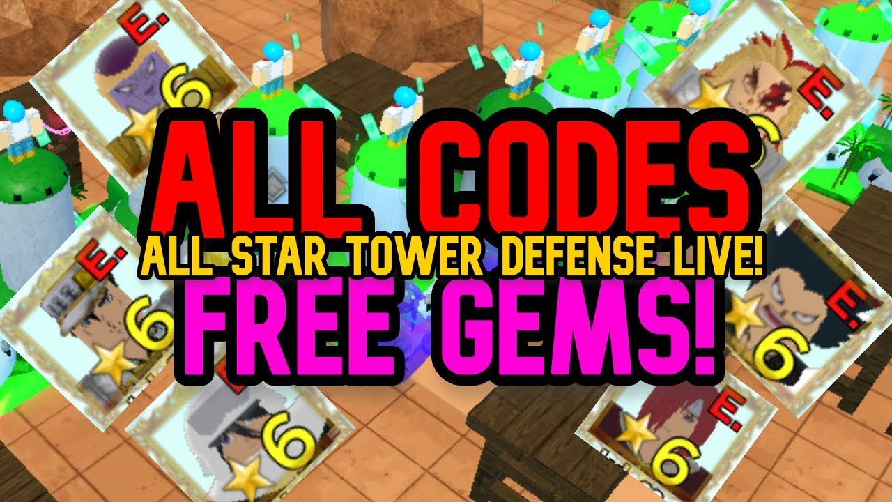 All New Codes In All Star Tower Defense Simulator