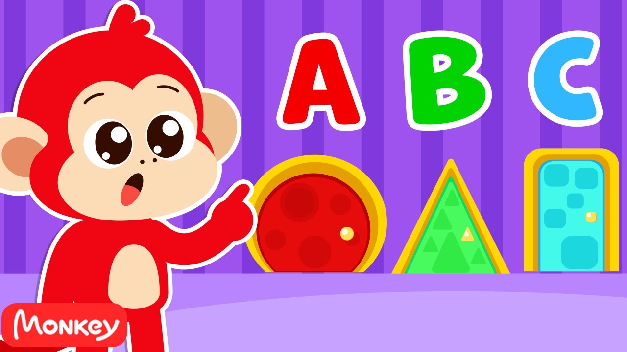 Learn Shapes for Kids 🔻⬜⚫ Squares, Circles, Triangle, Rectangle For Toddlers