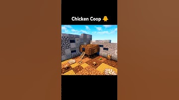 Minecraft Chicken Coop Tutorial 🐤