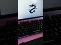 Typing This Made The Dragon Appear #keyboard #magic