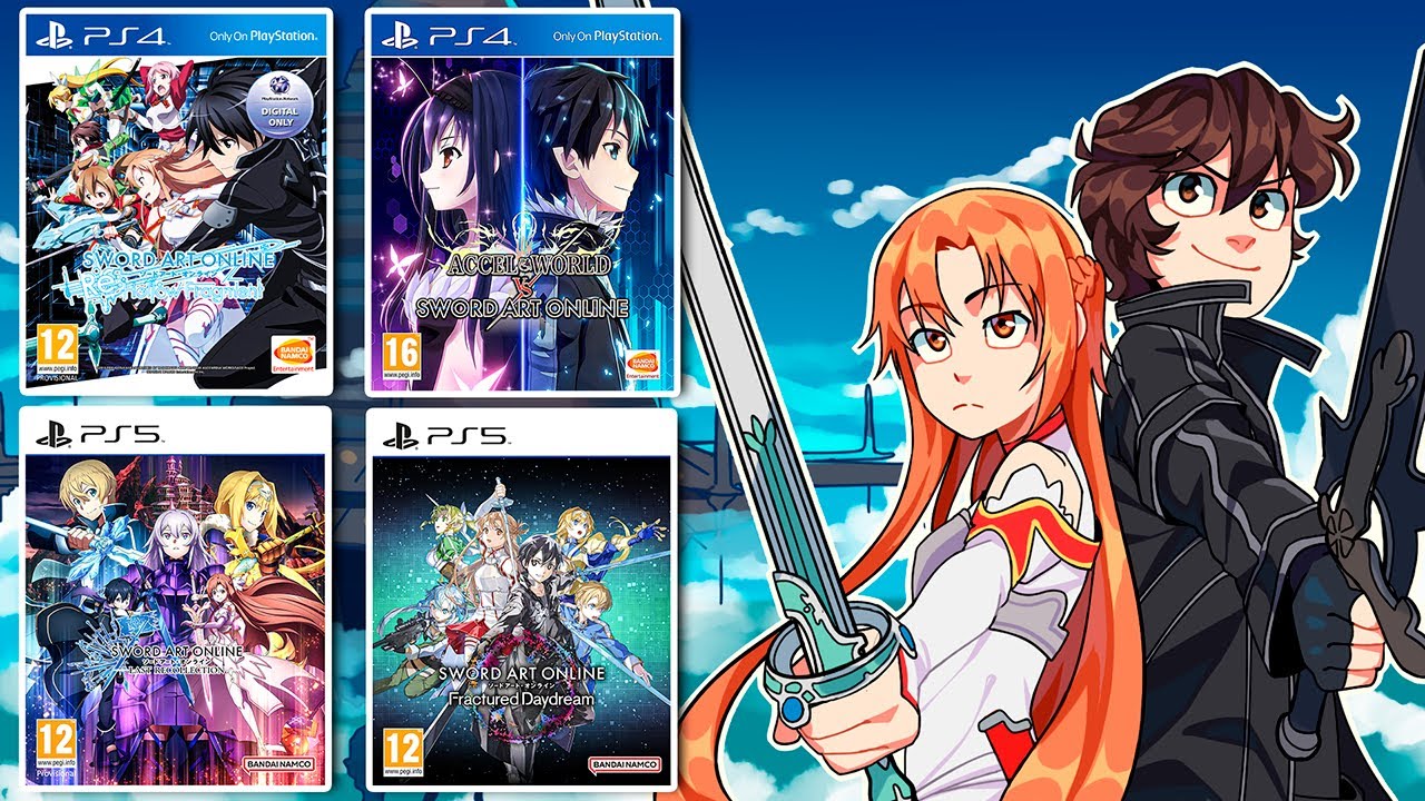eu joguei TODOS os JOGOS do SWORD ART ONLINE em 1 vídeo