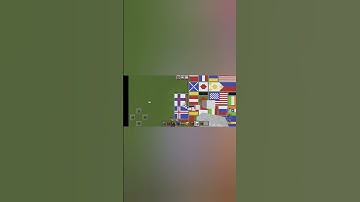 ultimate making of Faroe Islands flag from concrete fall in Minecraft #faroeislands #shorts