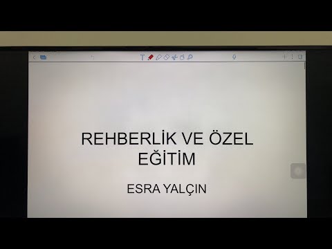 Esra Hoca  REHBERLİK VE ÖZEL EĞİTİM