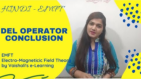 Del Operator  Conclusion