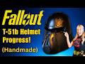 Building The T-51b Power Armor Helmet! (No 3D Printing)