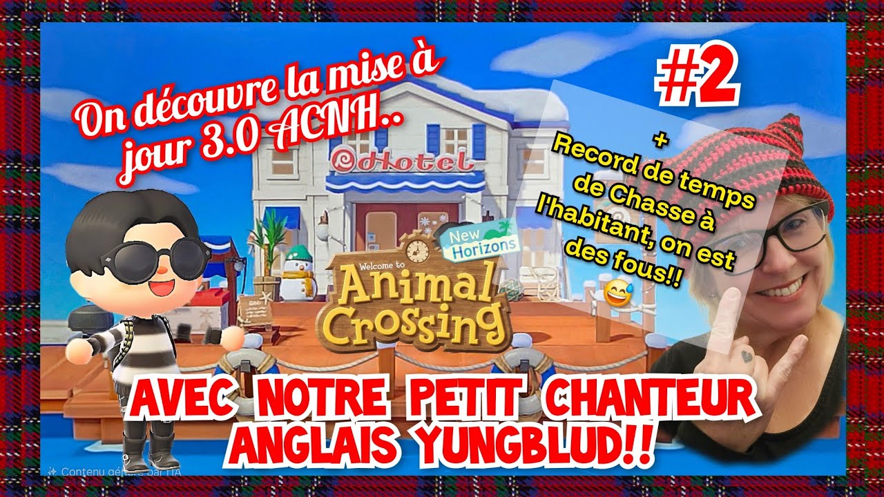 ACNH On découvre la Mise à jour 3.0 avec notre Chanteur Yungblud!