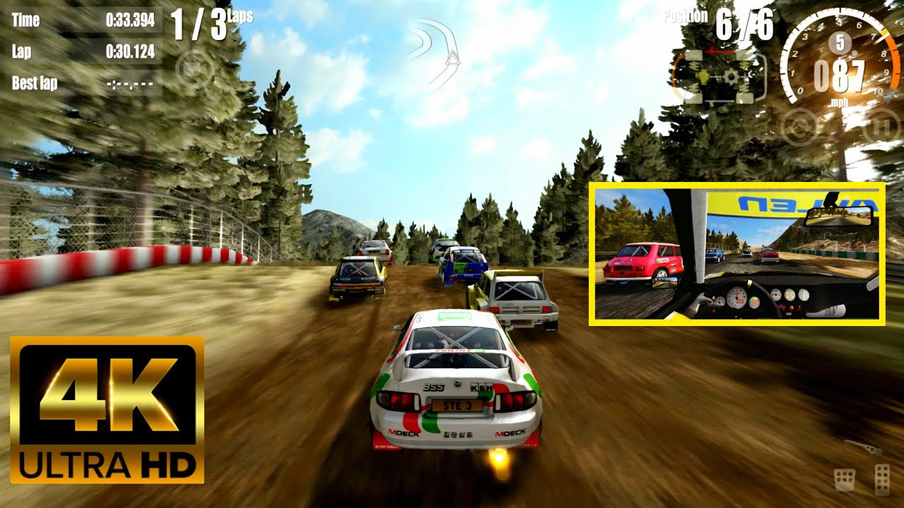 4K Resolution | Rush rally racing 🔥