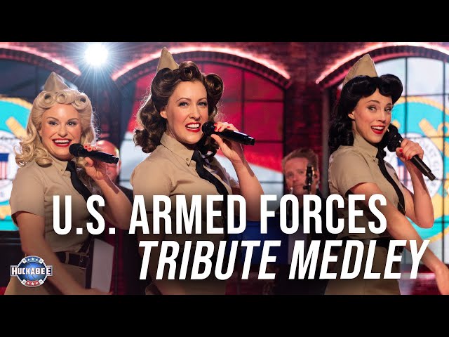 GREAT MEMORIAL DAY SONG: The Swing Dolls LIVE Armed Forces Medley | Jukebox | Huckabee class=