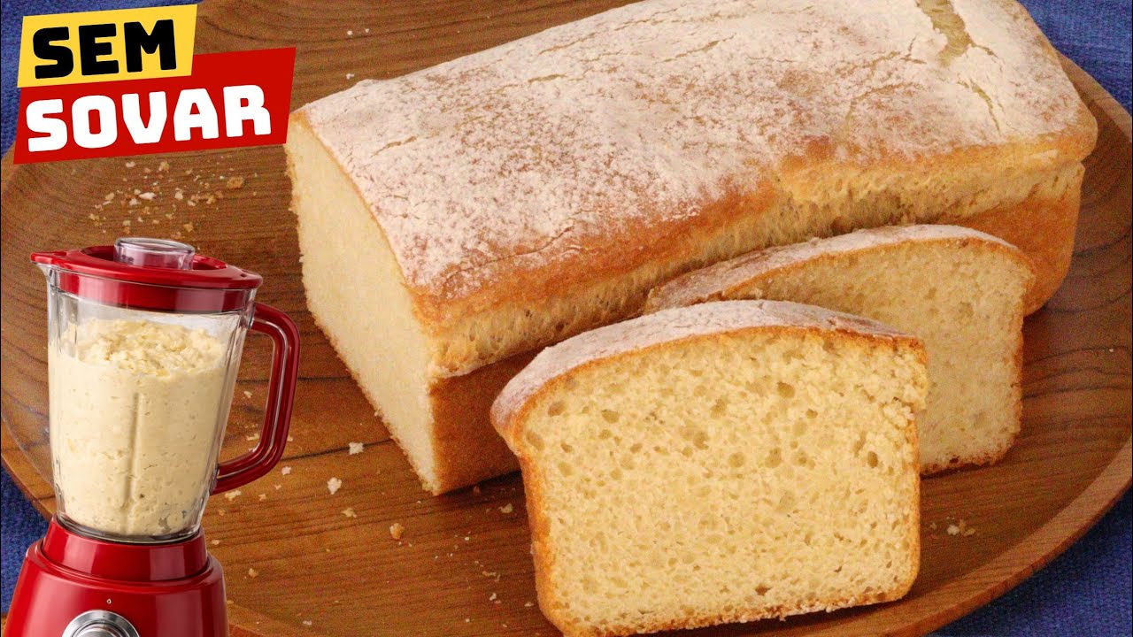 PÃO DE LIQUIDIFICADOR SEM SOVA - SUPER FÁCIL - MUITO FOFINHO - Receitas de Pai