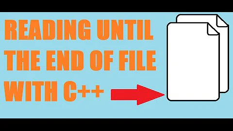 C++ FILE PROCESSING - End of file reading