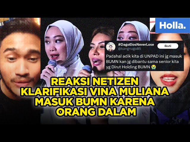 Reaksi Netizen Klarifikasi Vina Muliana Masuk BUMN Karena Orang Dalam class=