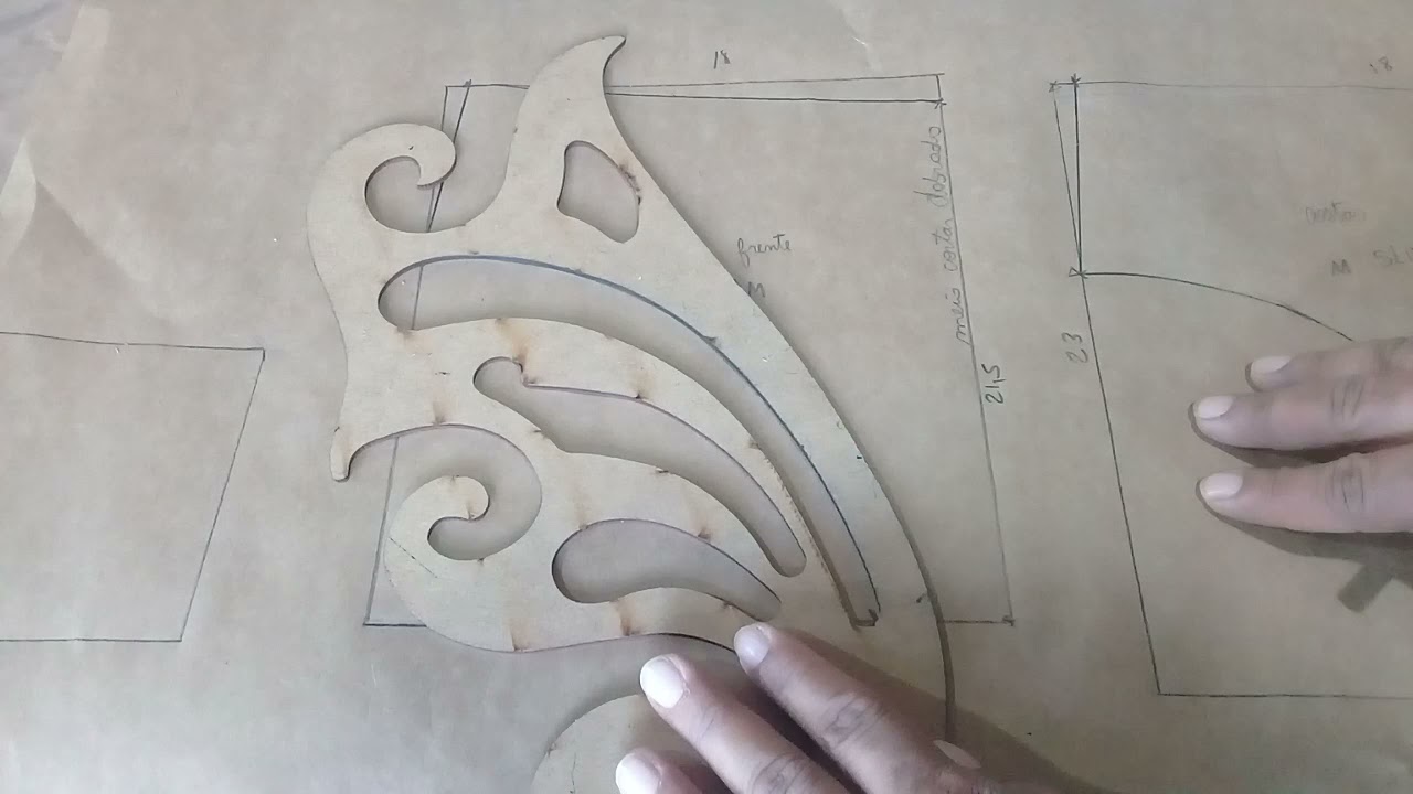 MOLDE DE CALCINHA SLIM TAMANHO  M