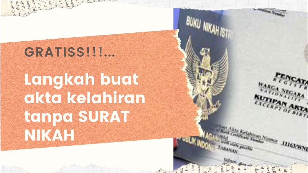 Cara buat akta kelahiran