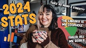 How I Failed All of My 2024  Goals 😅 2024 Reading Statistics