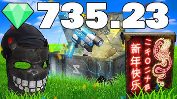 THIS IS WHAT HAPPENS WHEN YOU UNBOX EVERY CASE ON SPLITS - RUST GAMBLING