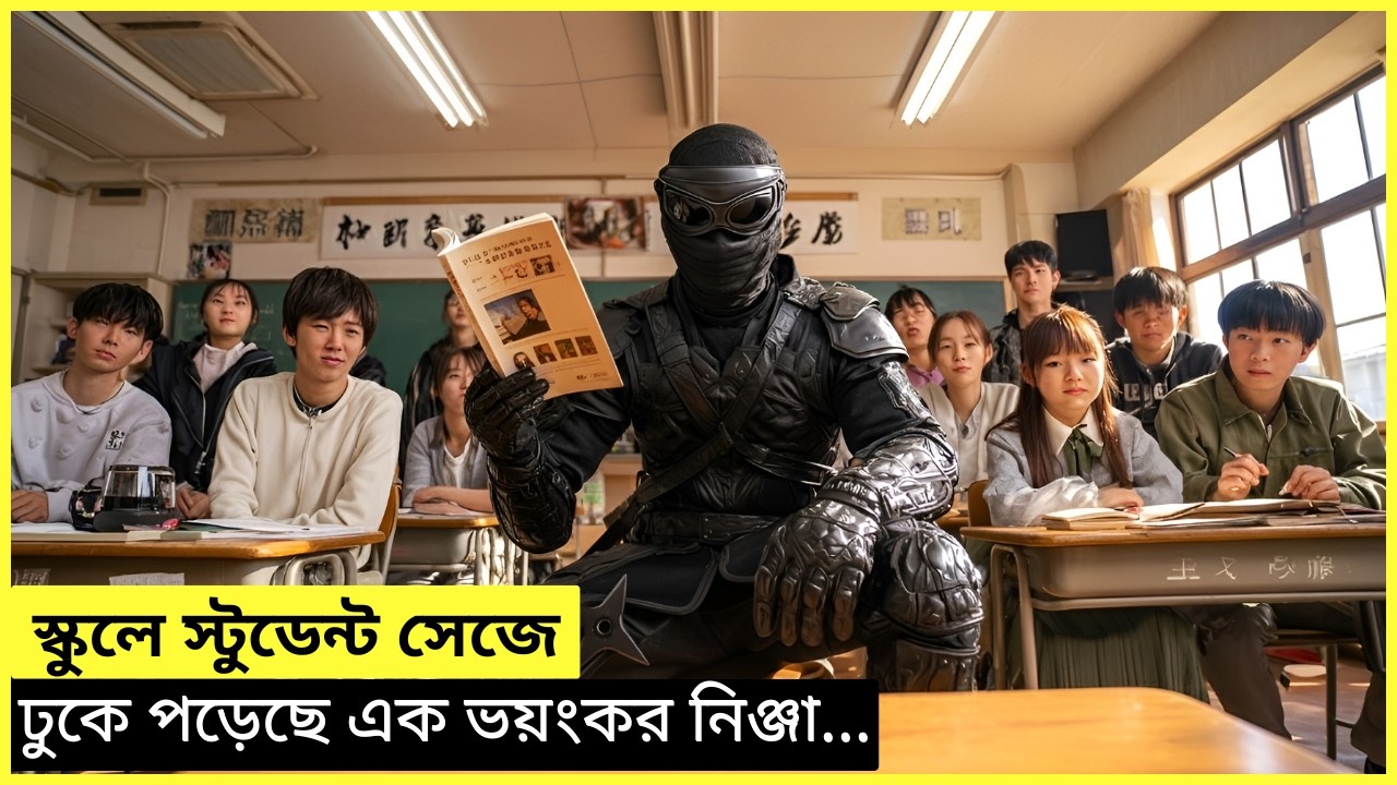 স্কুলের কেউ জানে না ছেলেটা এক ভয়ানক নিঞ্জা ।  movie explain Bangla ।