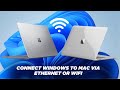 How to share files between a Windows Computer and a Mac | 2023 Tutorial