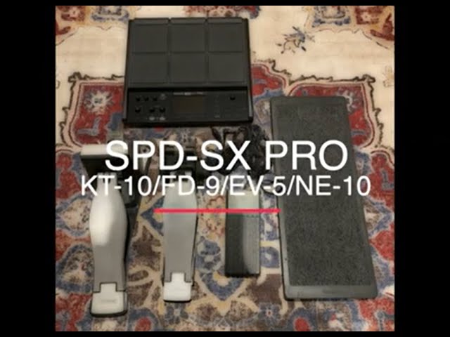 SPD-SX PROに拡張ペダルとエクスプレッションペダルを繋いでみました