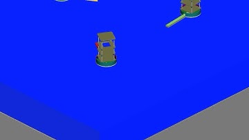 Virtual Reality Simulation of Formation Flying Satllites with Laser Ranging