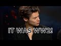 Iconic Harry Styles quotes / moments Dunkirk promo edition