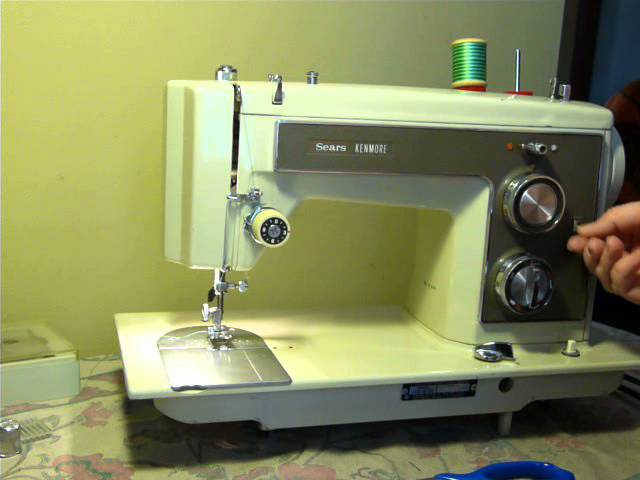 How to Thread a WHITE 999 Sewing Machine 