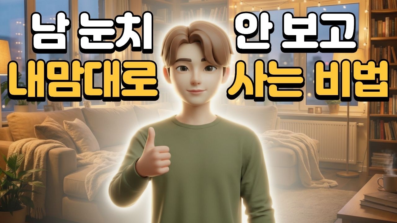 남 눈치 안보고 내맘대로 사는 비법 대공개! 더 이상 휘둘리지 마세요!