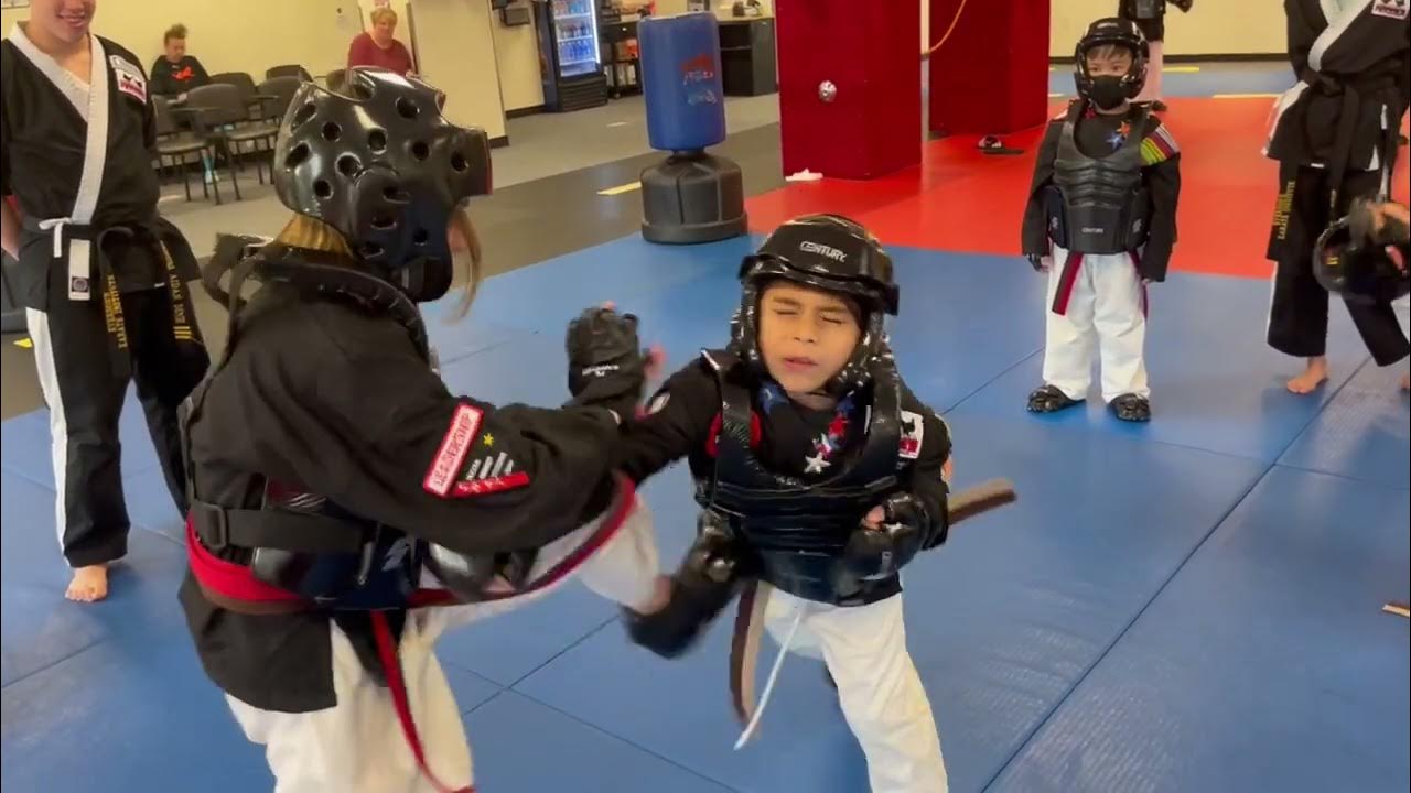Everson's Karate Institute Level 3 sparring class YouTube