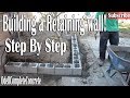 How to Build a Retaining wall Easy Guide DIY