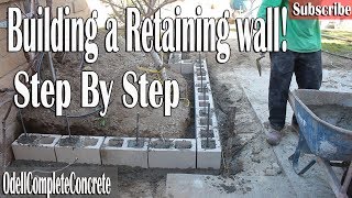 How to Build a Retaining wall Easy Guide DIY
