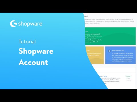 [EN] Shopware 6 User Onboarding - Shopware Account (7/8)