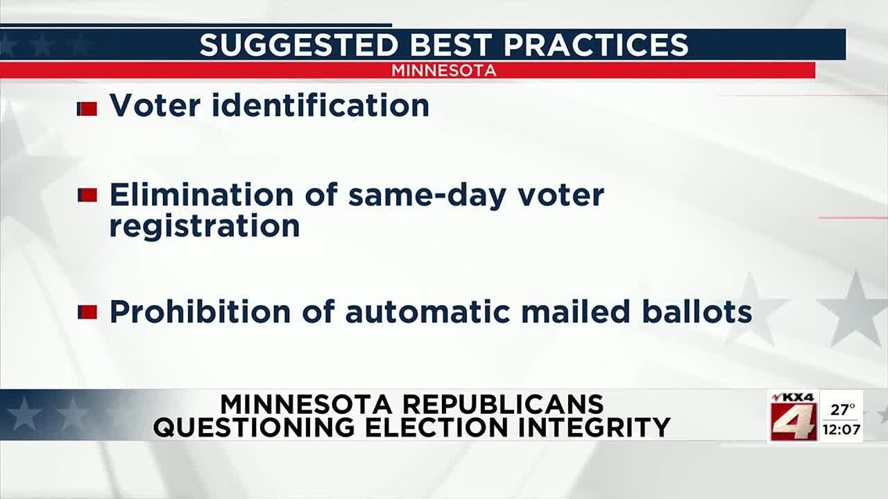 Minnesota Republicans Questioning Election Integrity - YouTube