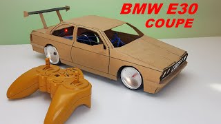 how to make bmw e30 coupe cardboard
