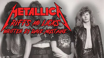 Metallica Riffs & Licks Written By Dave Mustaine