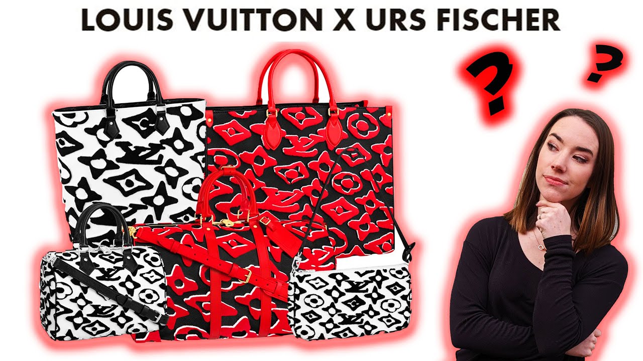 Louis Vuitton x Urs Fischer Tufted Monogram Cabas (SHG-NOwzVR