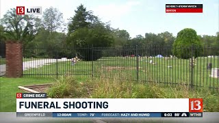 Three shot in funeral procession