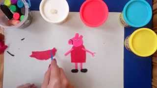 Свинка Пеппа из Плей До- Peppa Pig Making of Play-Doh