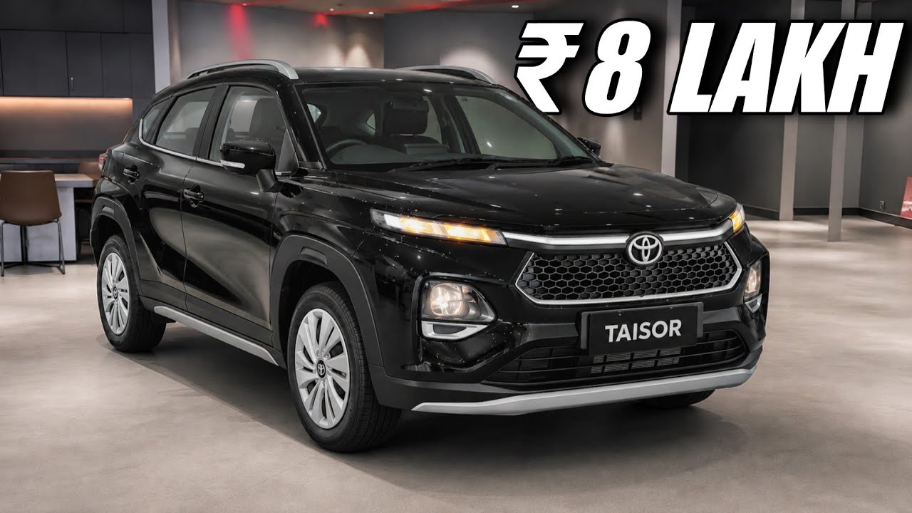 New Toyota Taisor Dark Edition 2026 Model ₹8 Lakh | Toyota Taisor S Full Review | Price, Features
